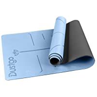 Dustgo Esterilla Yoga Deporte Colchoneta de Yoga Fitness Antideslizante con Material ecológico TPE con líneas corporales…